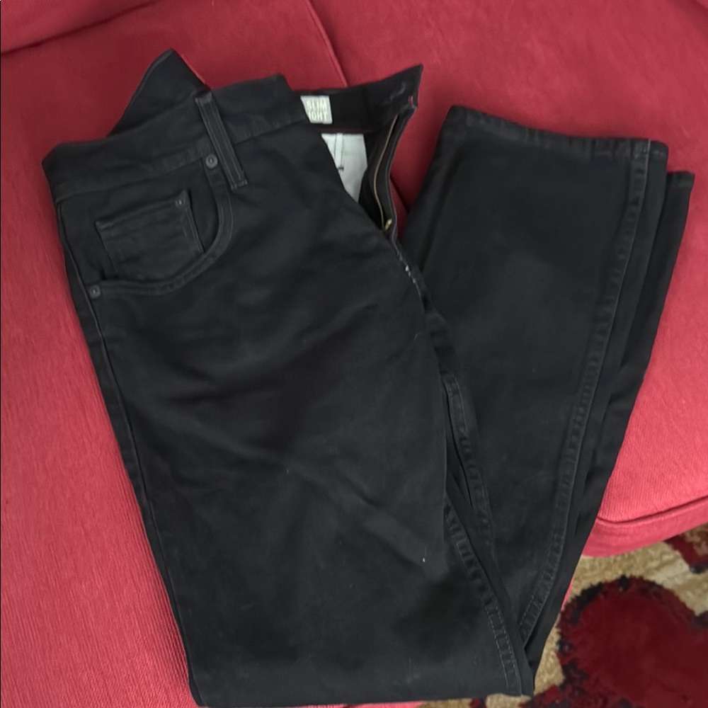 Arizona Jean Company Black Slim Straight Jeans